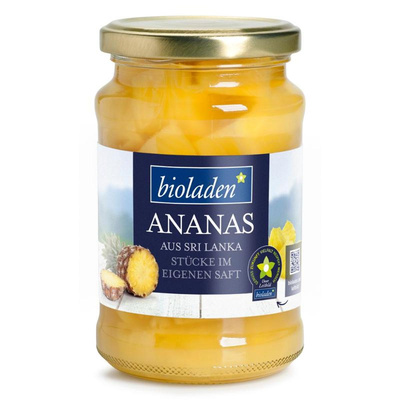 Produktfoto zu Bioladen* Ananas im Glas 370ml