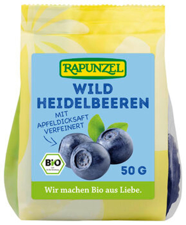 Produktfoto zu Rapunzel Wildheidelbeeren 50g
