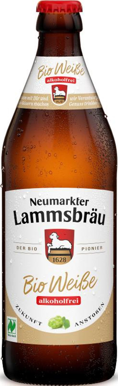 Produktfoto zu Lammsbräu Weiße alkoholfei 0,5L