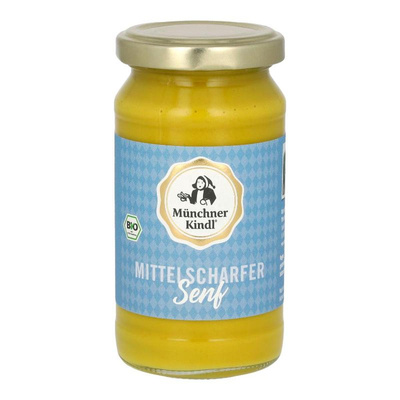 Produktfoto zu Münchner Kindl Senf mittelscharf 200ml