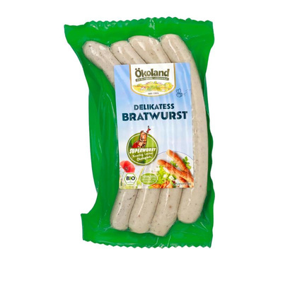 Produktfoto zu Ökoland Bratwürstchen 4 Stück 180g