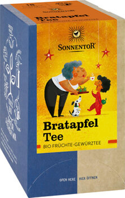 Produktfoto zu Sonnentor Bratapfel Tee 18*2,5g