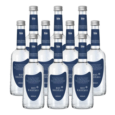 Produktfoto zu Kiste BioKristall medium 10x0,33l