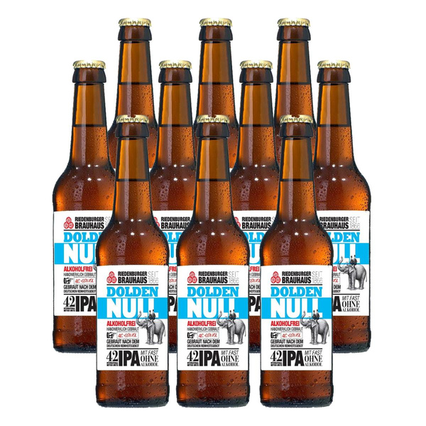 Produktfoto zu Kiste Riedenburger Doldennull alkoholfrei 10x0,33L