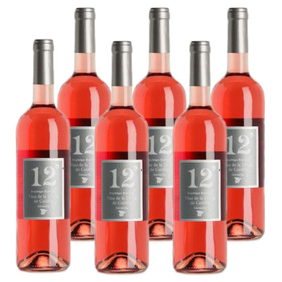 Produktfoto zu Kiste Bioladen 12° Grad rosé 6x0,75L