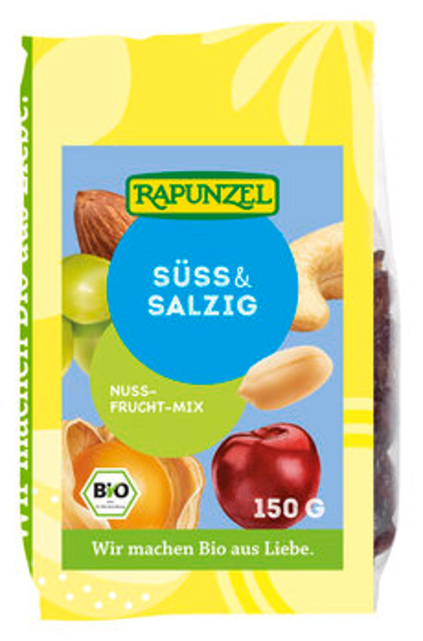 Produktfoto zu Rapunzel Süß & Salzig Nuss-Frucht-Mix 150g