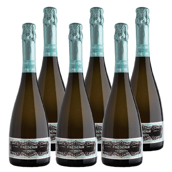 Produktfoto zu Kiste Sekt Frederik brut 6x0,75L