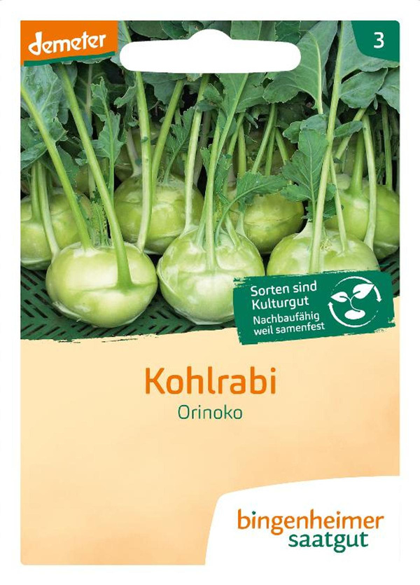 Produktfoto zu Bingenheimer Saatgut Kohlrabi Samen