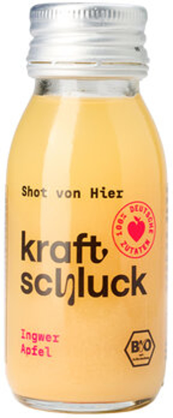 Produktfoto zu Kraftschluck gelber Shot Ingwer-Apfel 60ml