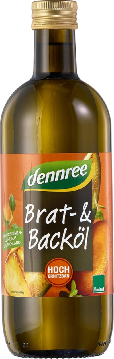 Produktfoto zu dennree Brat- und Backöl 1L