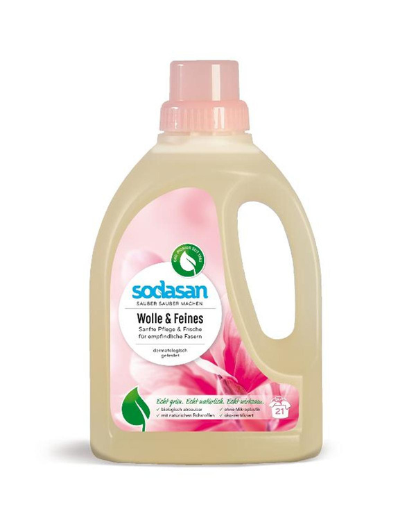 Produktfoto zu Sodasan Waschmittel Wolle & Feines 0,75l