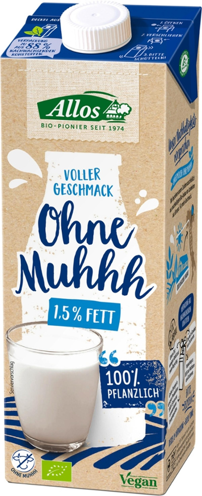 Produktfoto zu Allos Ohne Muhhh Drink 1,5% 1L