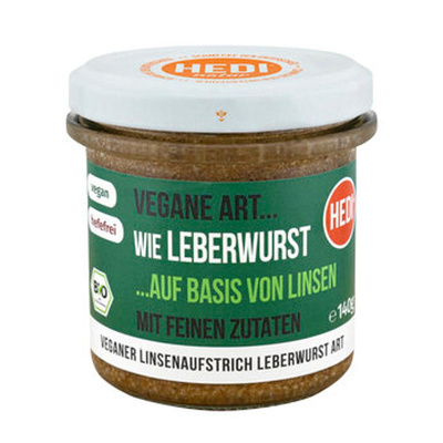 Produktfoto zu Hedi Leberwurst mit feinen Zutaten 140g