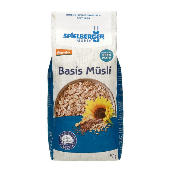 Produktfoto zu Spielberger Basis Müsli 750g