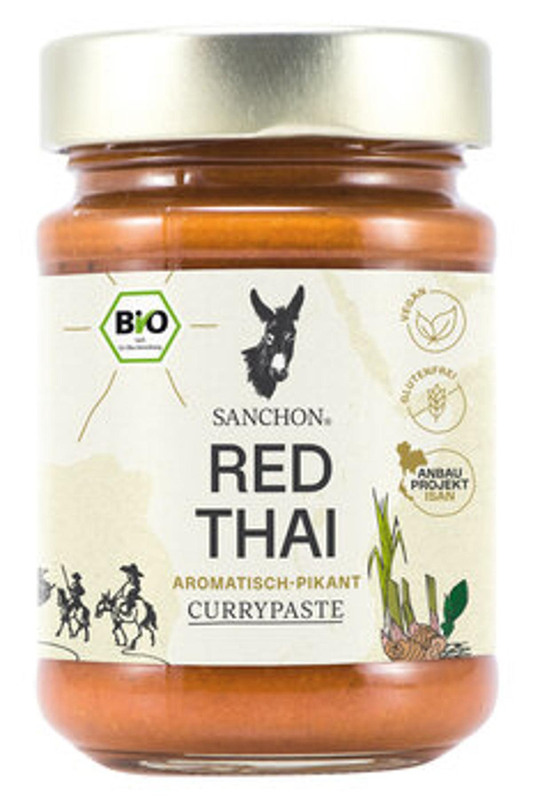 Produktfoto zu Sanchon Currypaste Red Thai 190g
