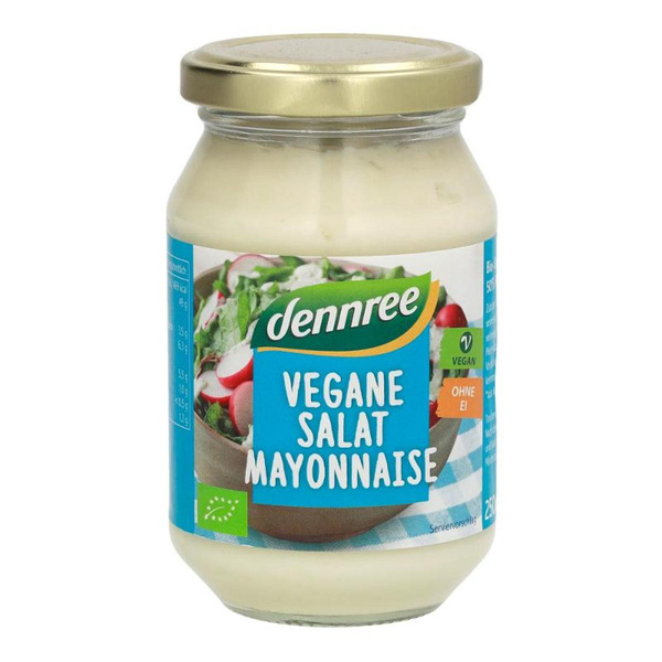 Produktfoto zu dennree Vegane Salatmayonnaise 250ml