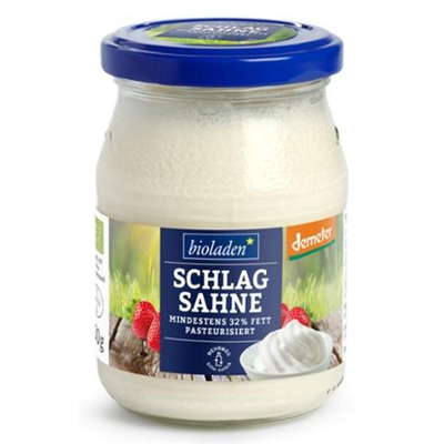 Produktfoto zu Bioladen* Demeter Schlagsahne 32%, 250g
