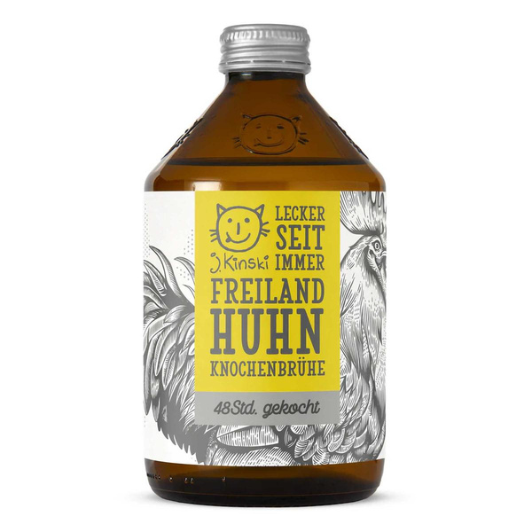 Produktfoto zu J. Kinski Freilandhuhn Knochenbrühe 525ml