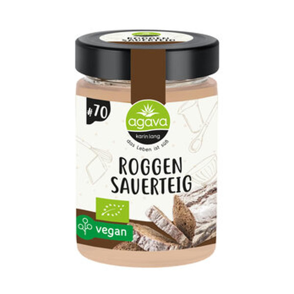 Produktfoto zu Agava Roggen Natursauerteig flüssig 180g