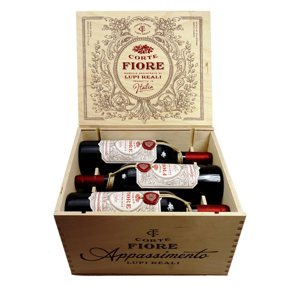 Produktfoto zu Kiste Corte Fiore rosso 6x0,75L