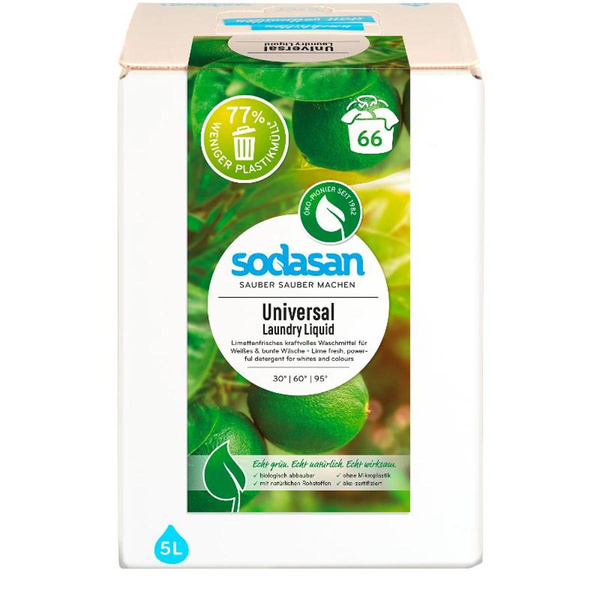 Produktfoto zu Sodasan Universal Waschmittel Limette 5L