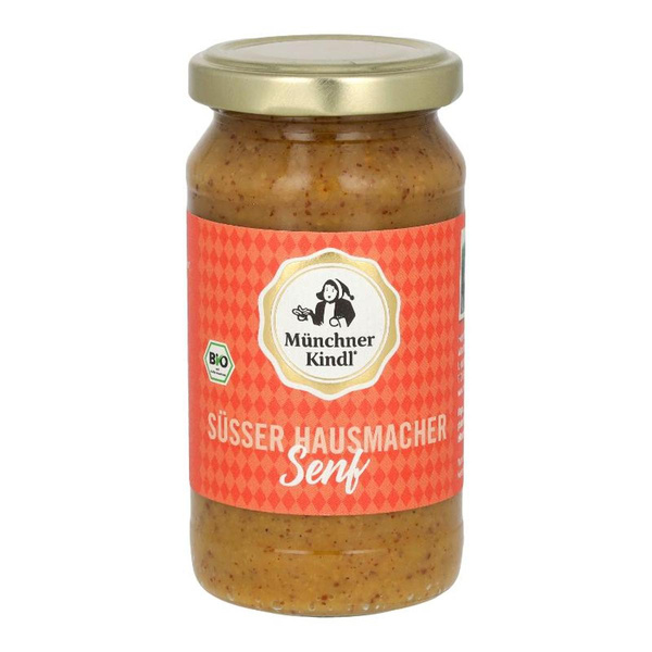 Produktfoto zu Münchner Kindl Süßer Hausmacher Senf 200ml