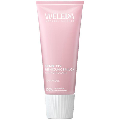 Produktfoto zu Weleda Sensitiv Reinigungsmilch Mandel 75ml