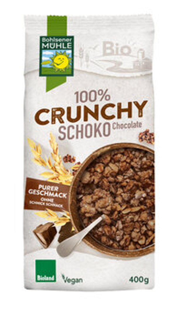 Produktfoto zu Bohlsener Mühle Schoko Crunchy 400g