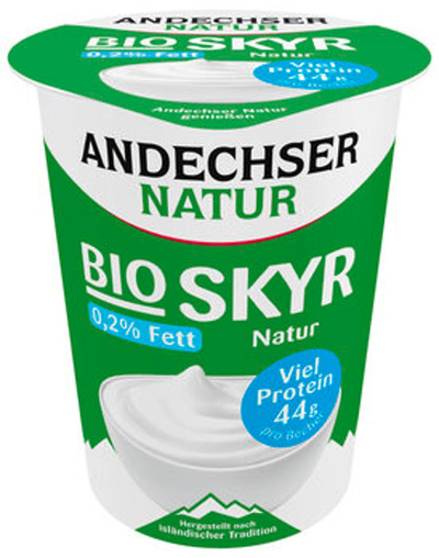 Produktfoto zu Andechser Skyr Natur 0,2% 400g