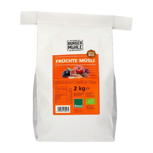 Produktfoto zu Burgermühle Früchte Müsli 2kg