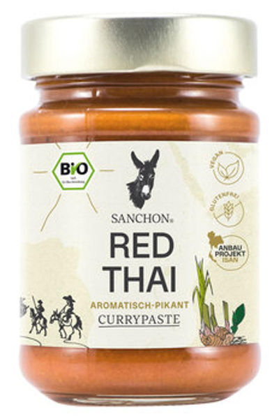 Produktfoto zu Sanchon Currypaste Red Thai 190g