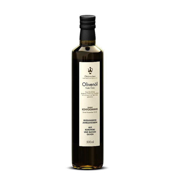 Produktfoto zu Ölkännchen Familie Kontogiannis Olivenöl 500ml