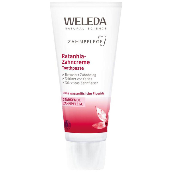 Produktfoto zu Weleda Ratanhia-Zahncreme 75ml