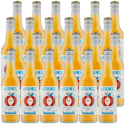Produktfoto zu Kiste Wiesenkiez Apfelschorle 24*0,33L