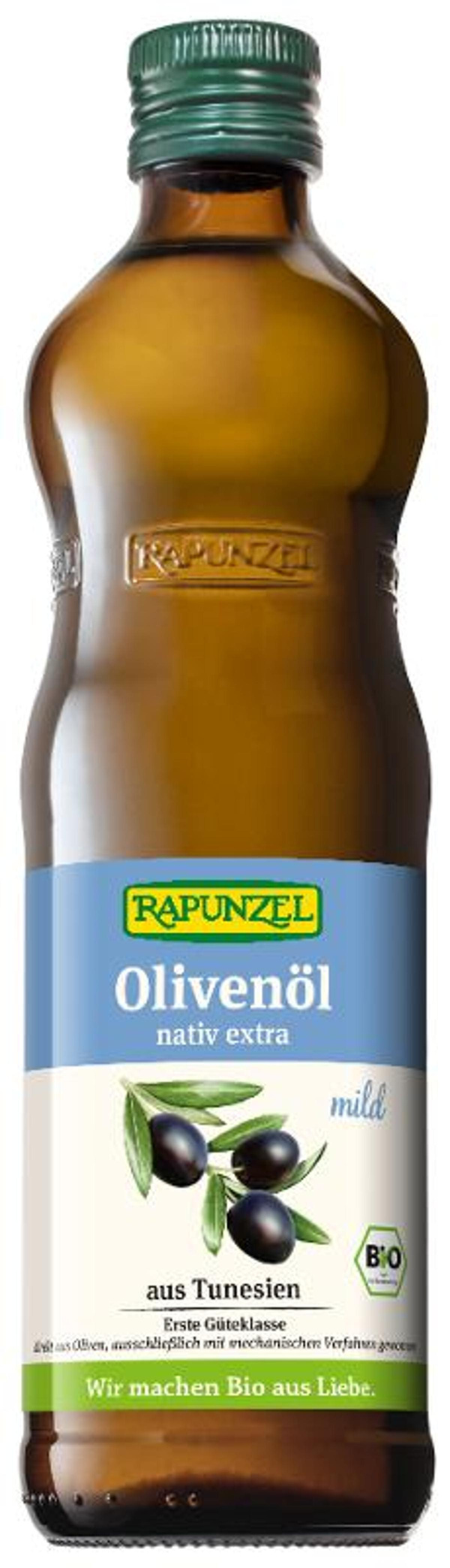 Produktfoto zu Rapunzel Olivenöl mild, nativ extra 0,5l