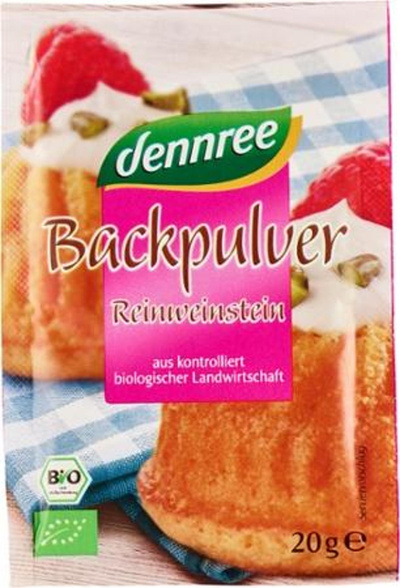 Produktfoto zu dennree Backpulver 4x20g