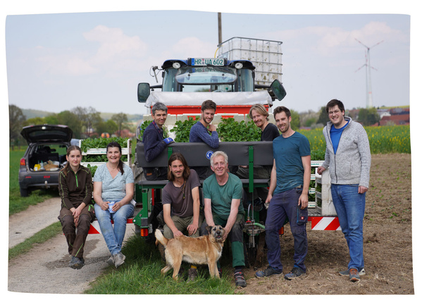 Team des Weidehof Kohl mit dem Einkäufer Moritz vom Bosshammersch Hof