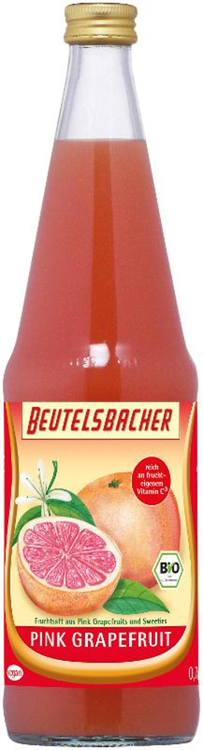 Produktfoto zu Beutelsbacher Pink Grapefruitsaft 0,7L