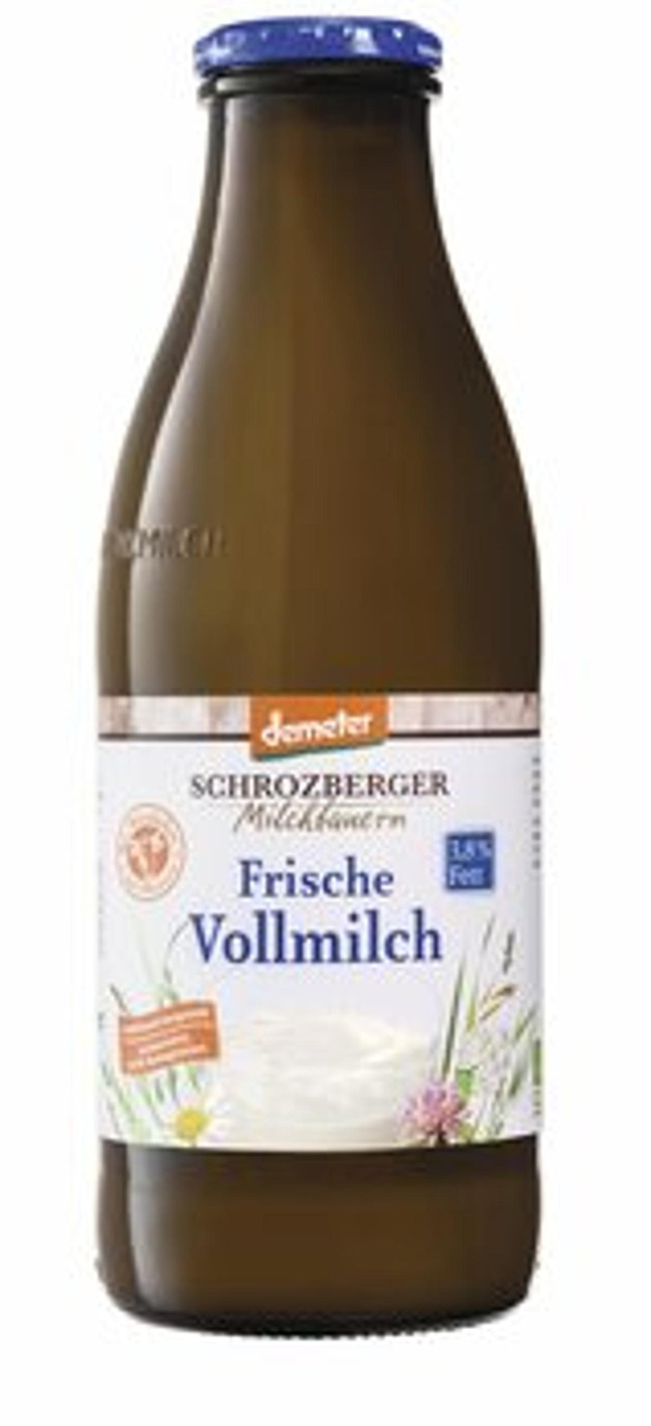 Produktfoto zu Schrozberger Demeter Milch 3,8% Fett 1L