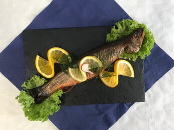 Produktfoto zu Bachsaibling geräuchert ca. 400g