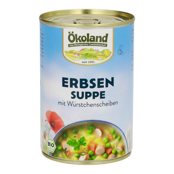 Produktfoto zu Ökoland Erbsentopf 400g