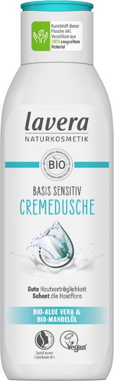Produktfoto zu Lavera basis sensitive Cremedusche 150ml