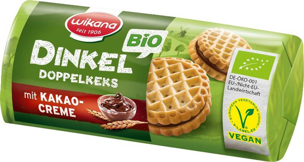 Produktfoto zu Wikana Dinkel Doppelkeks 90g