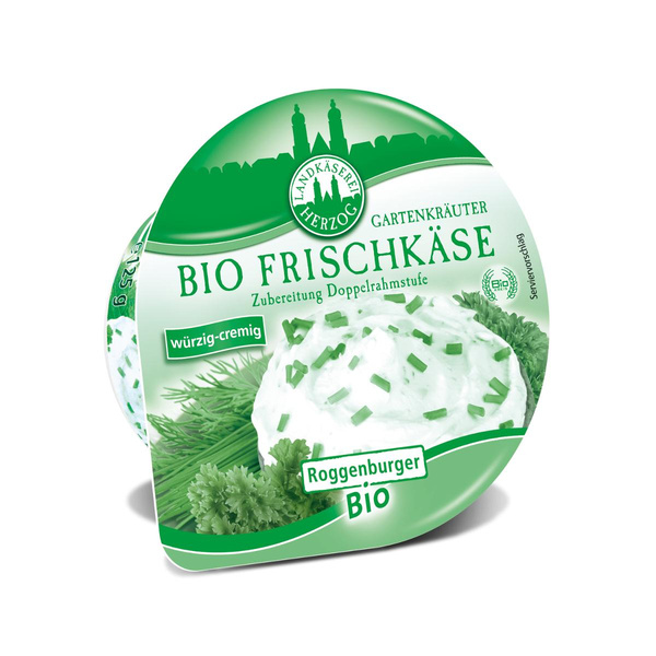 Produktfoto zu Roggenburger Frischkäse Kräuter 125g