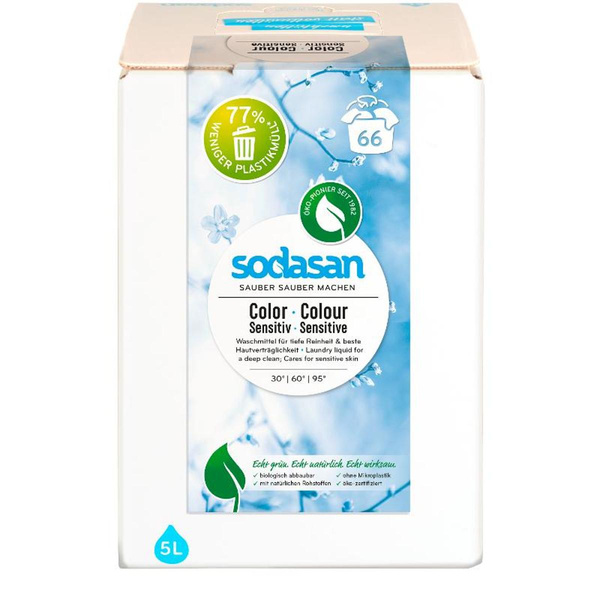 Produktfoto zu Sodasan Color Sensitiv Waschmittel Bag in Box 5l
