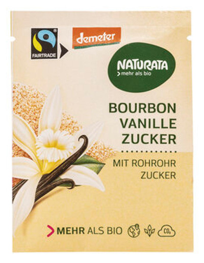 Produktfoto zu Naturata Vanillezucker 8g