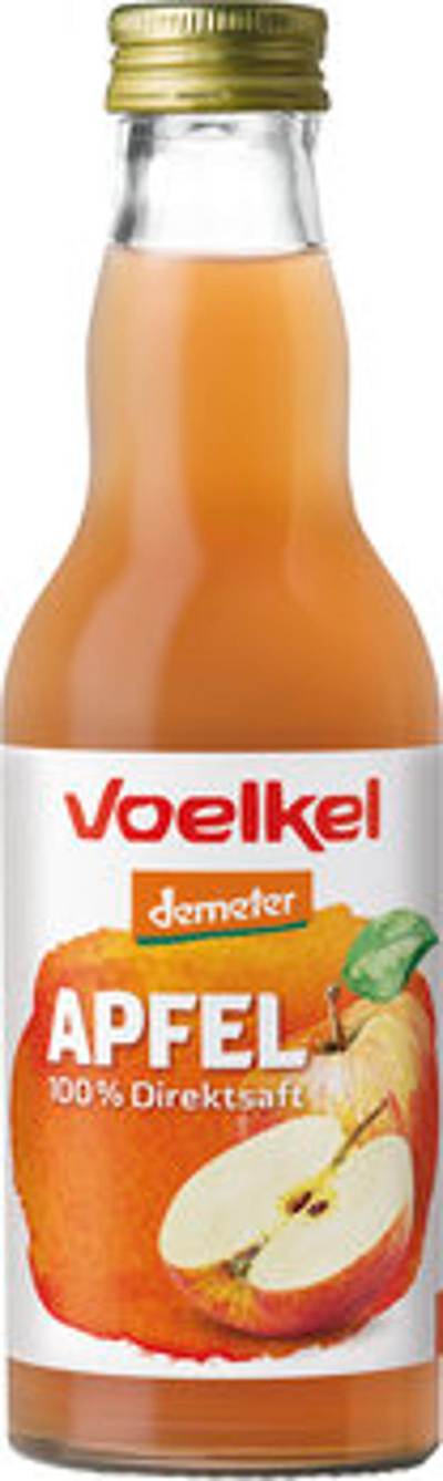 Produktfoto zu Voelkel Apfelsaft naturtrüb 0,2L