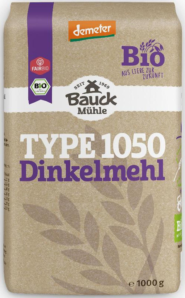Produktfoto zu Bauckhof Dinkelmehl Type 1050 1kg