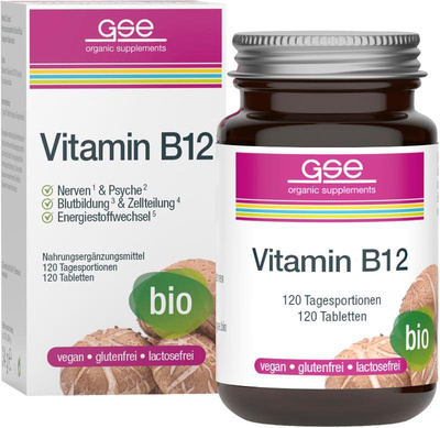 Produktfoto zu GSE Vitamin B12 Compact 120 Tabletten
