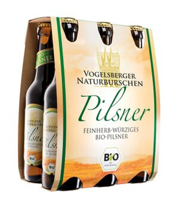 Produktfoto zu 6er Pack Vogelsberger Pilsner 0,33L